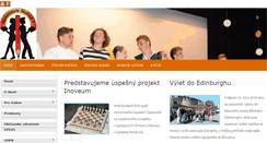 Desktop Screenshot of gymsnv.sk
