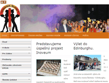 Tablet Screenshot of gymsnv.sk